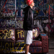 Black Vintage Wash Hoodie