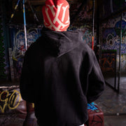 Black Vintage Wash Hoodie