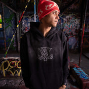 Black Vintage Wash Hoodie