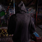 Black Vintage Wash Hoodie