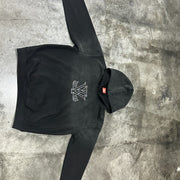 Black Vintage Wash Hoodie