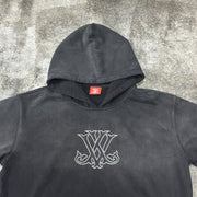 Black Vintage Wash Hoodie