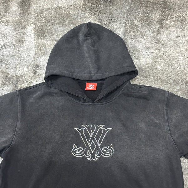 Black Vintage Wash Hoodie