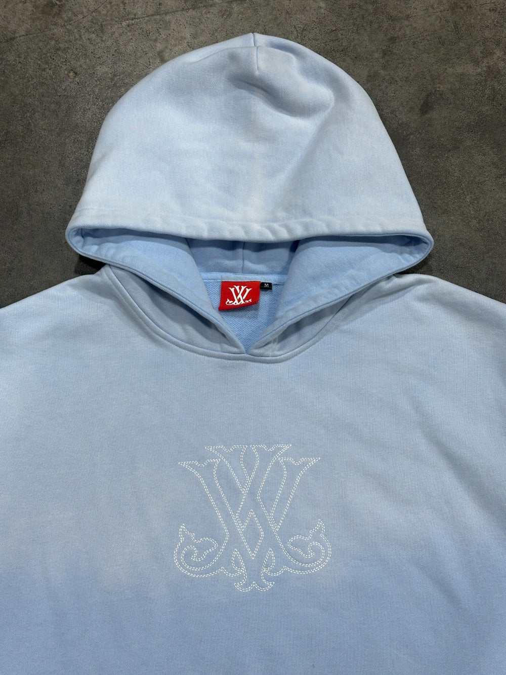 Sky Blue Vintage Wash Hoodie